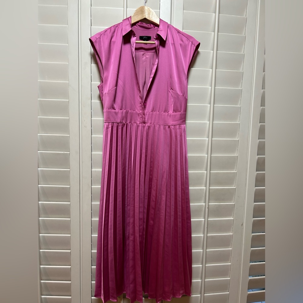 J.Crew Pink Satin Dress